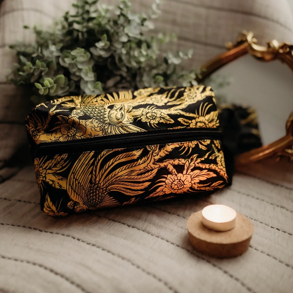 The Bookish Box Wings Once Cursed and Bound Storage Bag